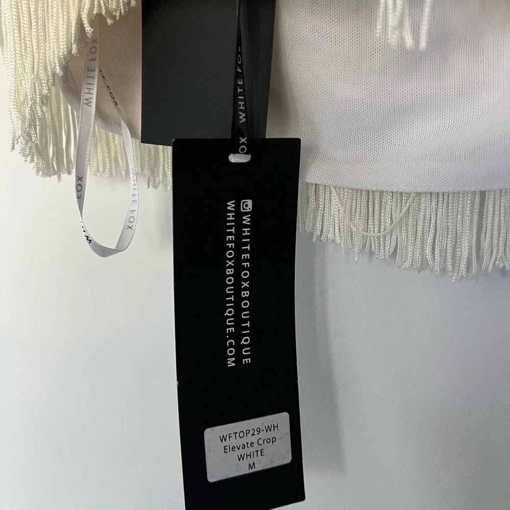 White Fox Elevate Crop - White - Picture 5 of 5